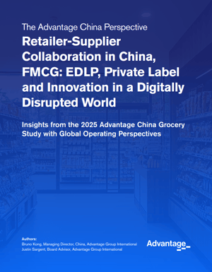 Cover of report on retailer collaboration in China FMCG, focused EDLP, private label and innovation