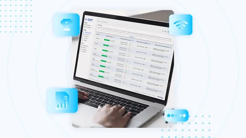 LiveLens demo on a laptop displaying real‑time performance metrics and analytics
