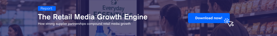 Banner promoting the download of The Retail Media Growth Engine report